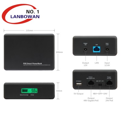 7500mAh Handy smart power bank for installation or testing of equipment